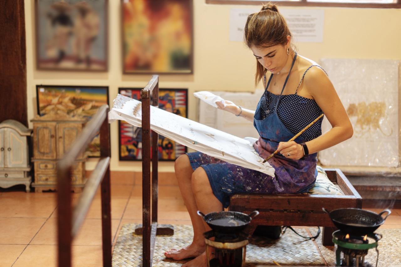 Student at a master class