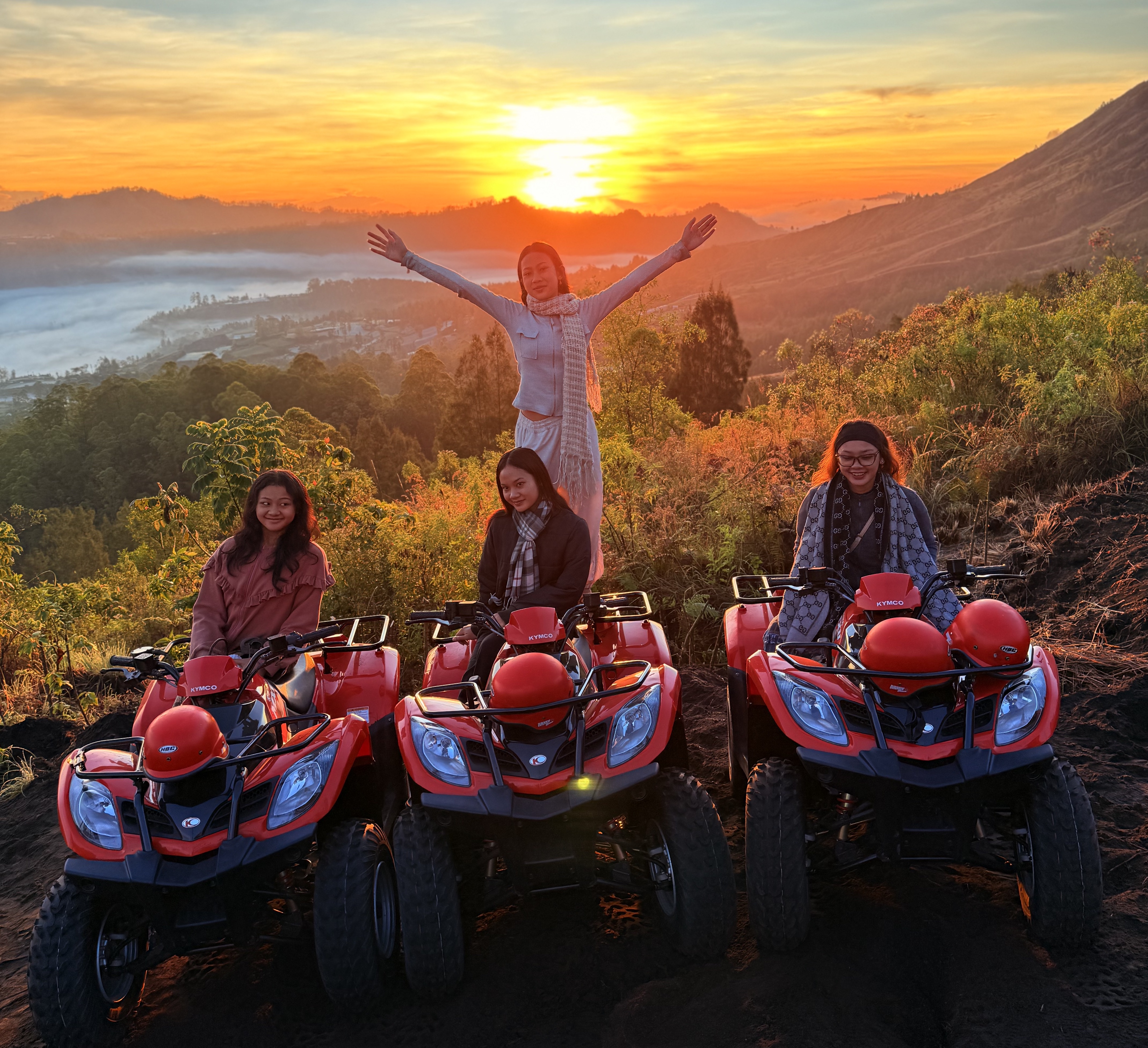 Quad au volcan Batur Quad au volcan Batur