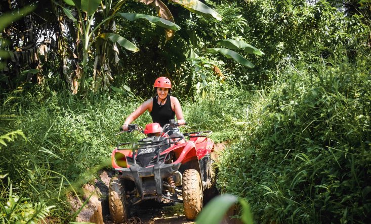 ATV ride through the jungle