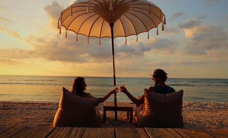 Sunset on Gili Trawangan island