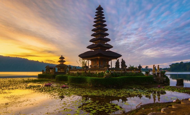 the Pura Ulun Danu Bratan temple
