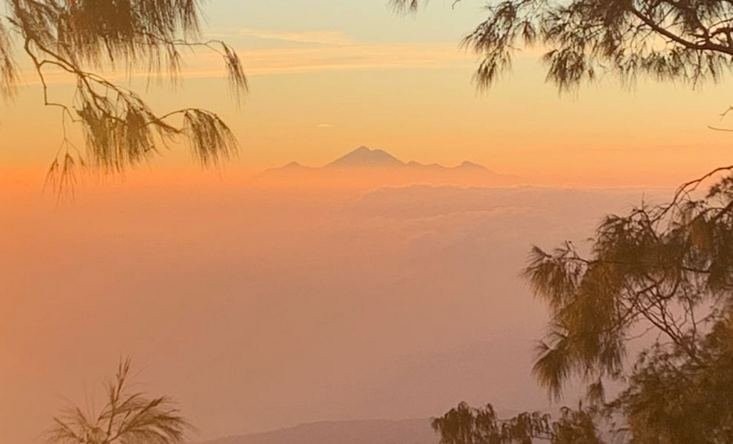 View from mount Abang
