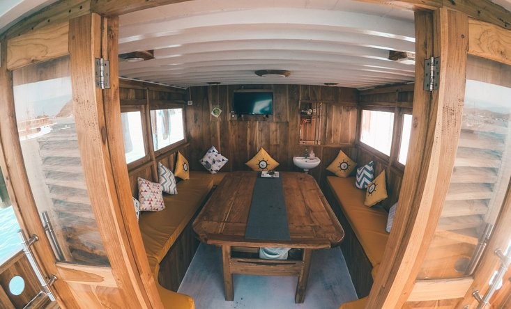 Indoor lounge area