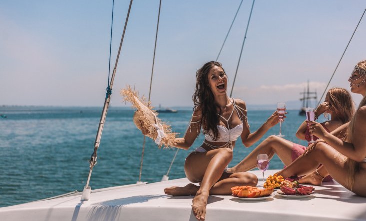 Vacation on a yacht