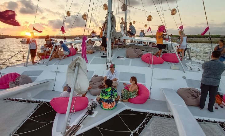 Vacation on a yacht