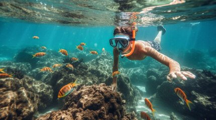 Snorkeling in Bali