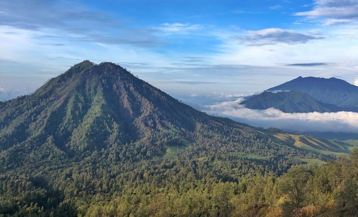 View from Ijen Volcano