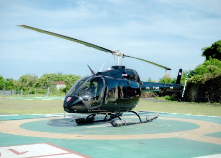 Helicopter flights from Bukit