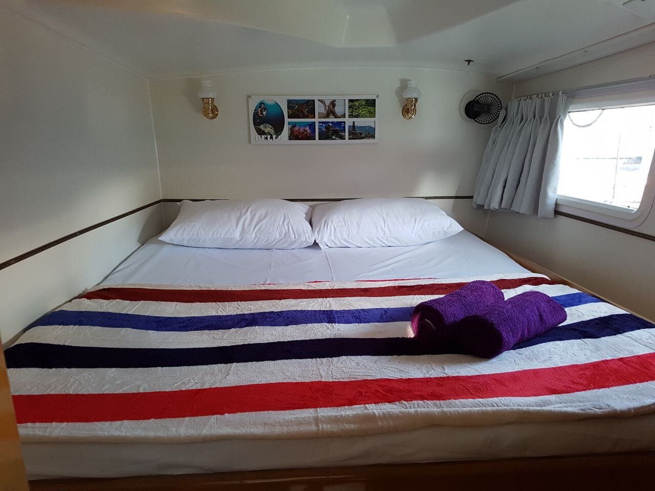 Cozy cabin with a soft mattress