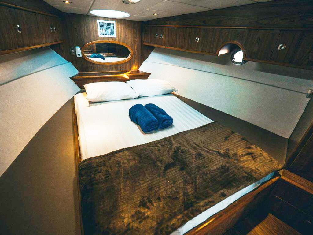 Каюта с комфортной кроватью