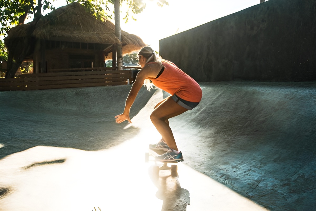 leçons de surf-skate