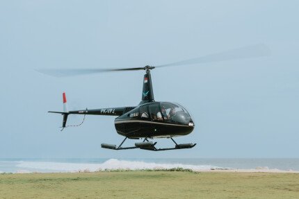 Helicopter flights from Bukit