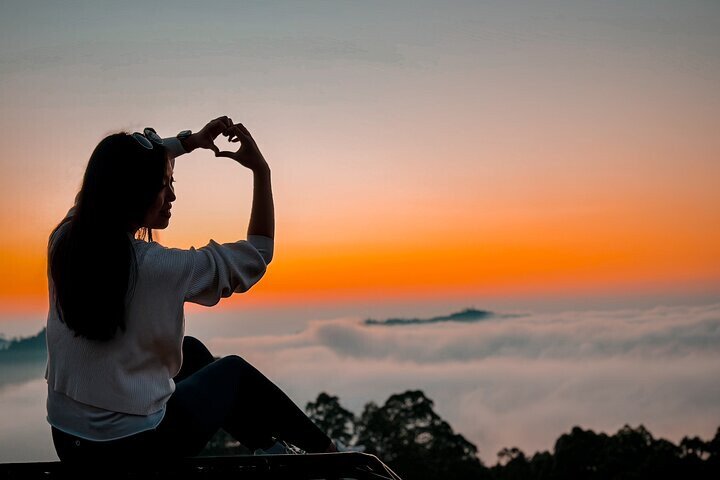 Sunset at Mount Batur