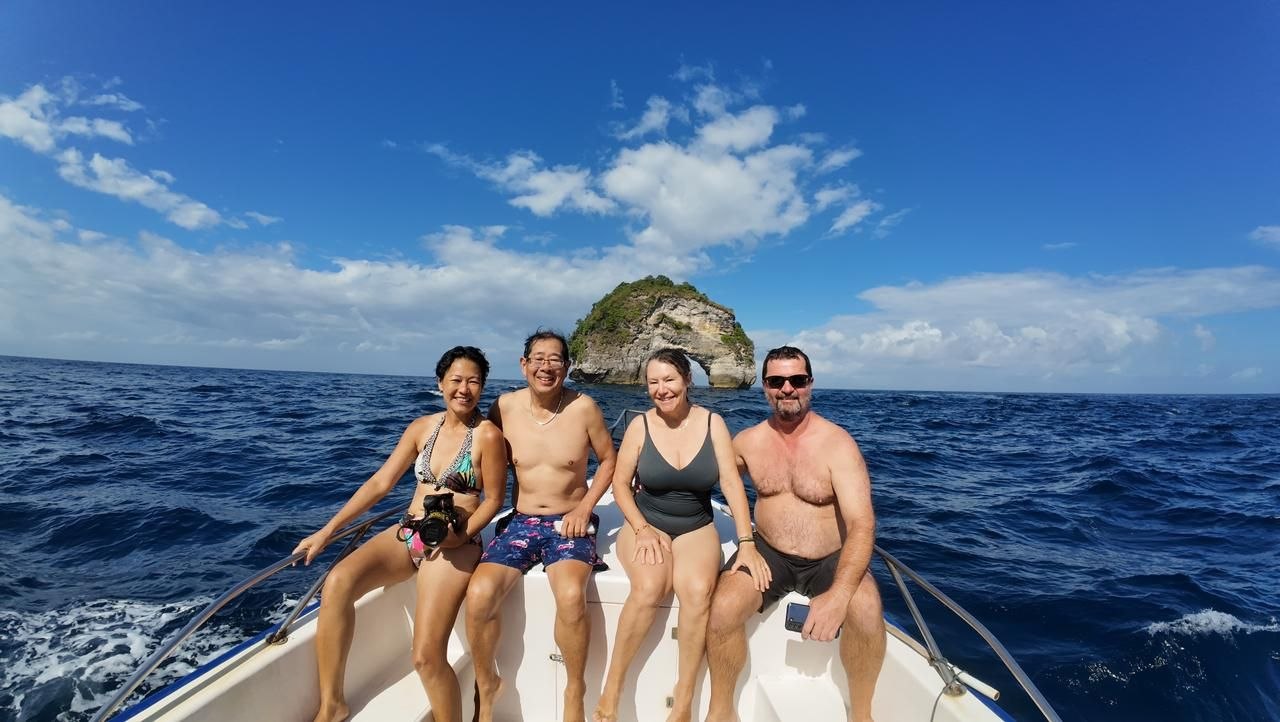 Company on a yacht