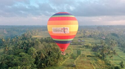 Ballonfahren auf Bali