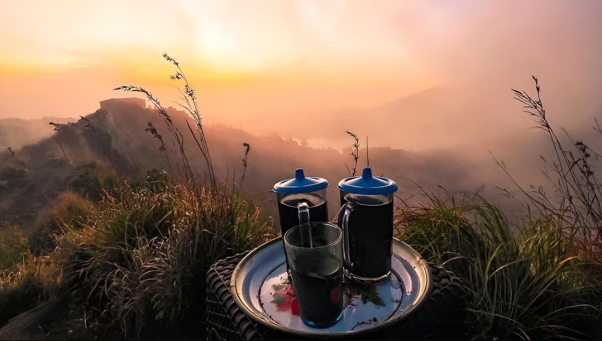 desayuno en el volcán