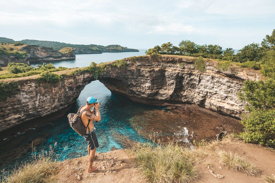 Broken beach