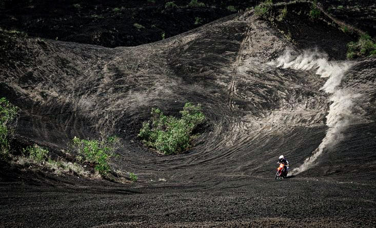 Enduro sur lave