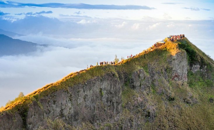 photo Sunrise on Mount Batur and the 