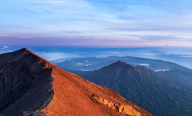 photo Sunrise on Mount Batur and the 
