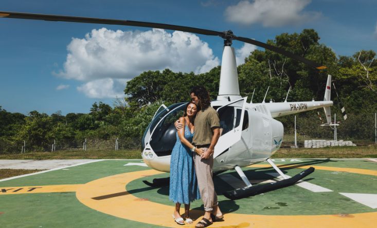 photo Helicopter flight: Nusa Dua - Cahnggu (Nuanu) 1