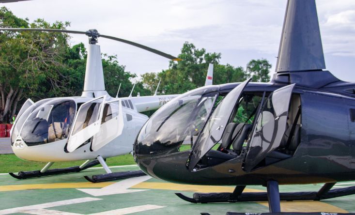 photo Helicopter flight: Nusa Dua - Cahnggu (Nuanu) 4
